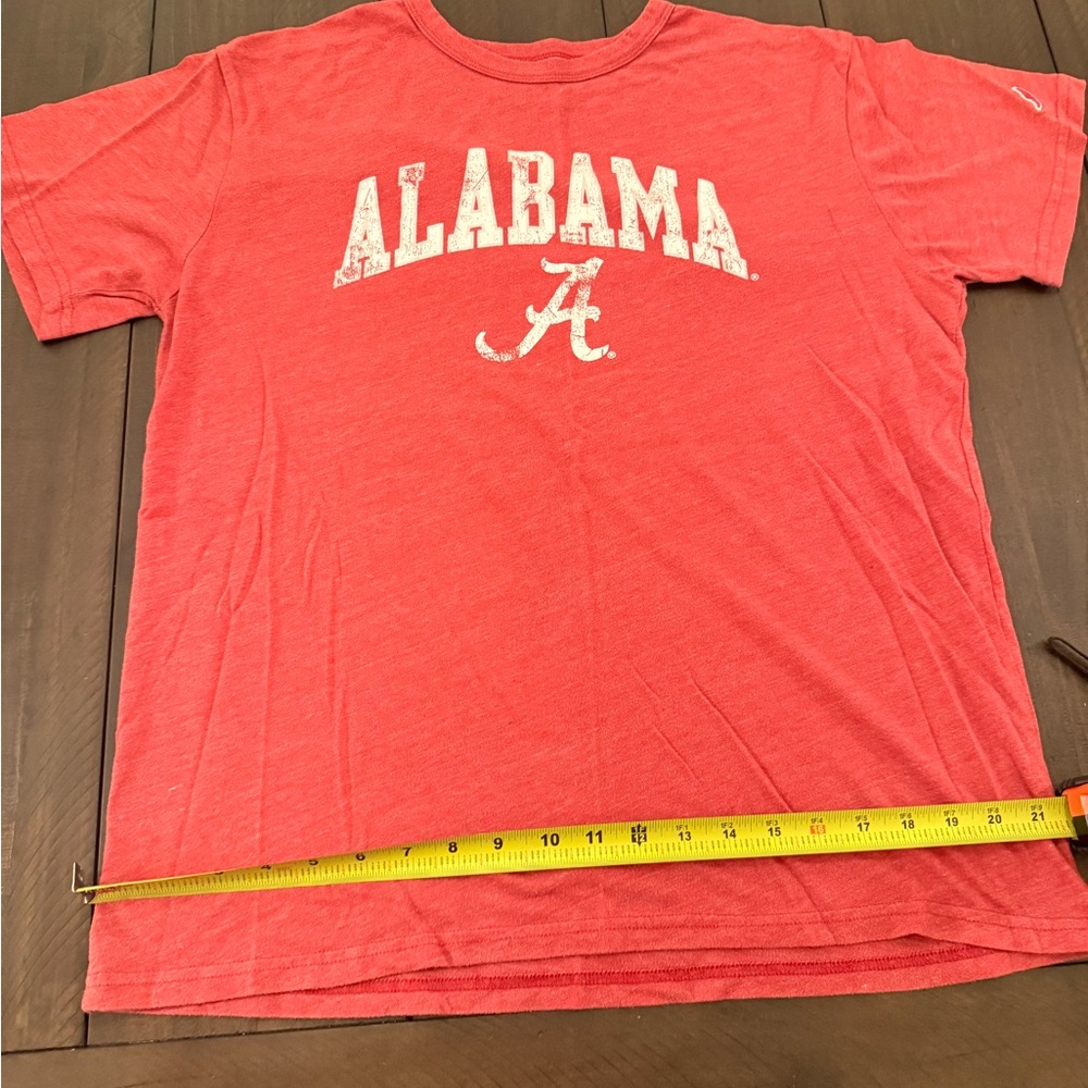 League Red Alabama Short Sleeve Tee